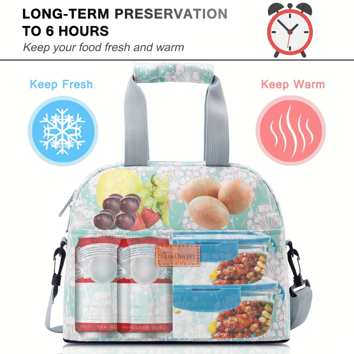 Insulated Lunch Bag 197L - Keep Food Fresh