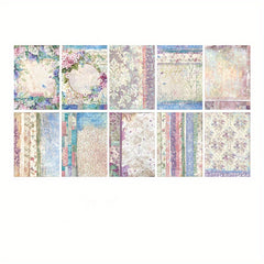 50-Sheet Double Sided Paper Set for DIY Decoration 4.9x6.9 Inches