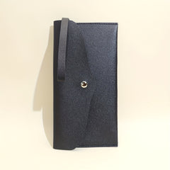 Makeup Brush Bag Portable Travel PU Leather Clutch Makeup Bag