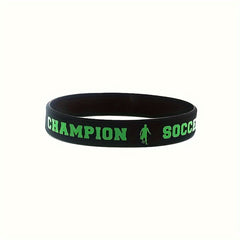 4pcs Football Wristband Silicone Bracelet Sports Party Gift