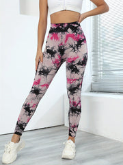 Tie Dye High Waisted Workout Leggings Women Yoga Gym Pants