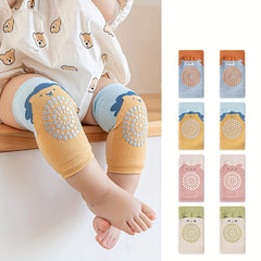 2 Pairs Baby Boys Cartoon Knee Pads Non Slip for Infant Toddlers