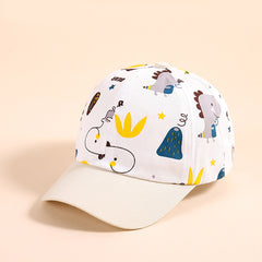 Dinosaur Print Baby Baseball Cap Sun Protection Hat