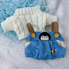 Doll clothes sweater overall suit for plush toys