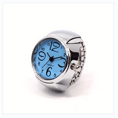 Punk Watch Ring Couple Finger Watch Mini Clock Retro Creative