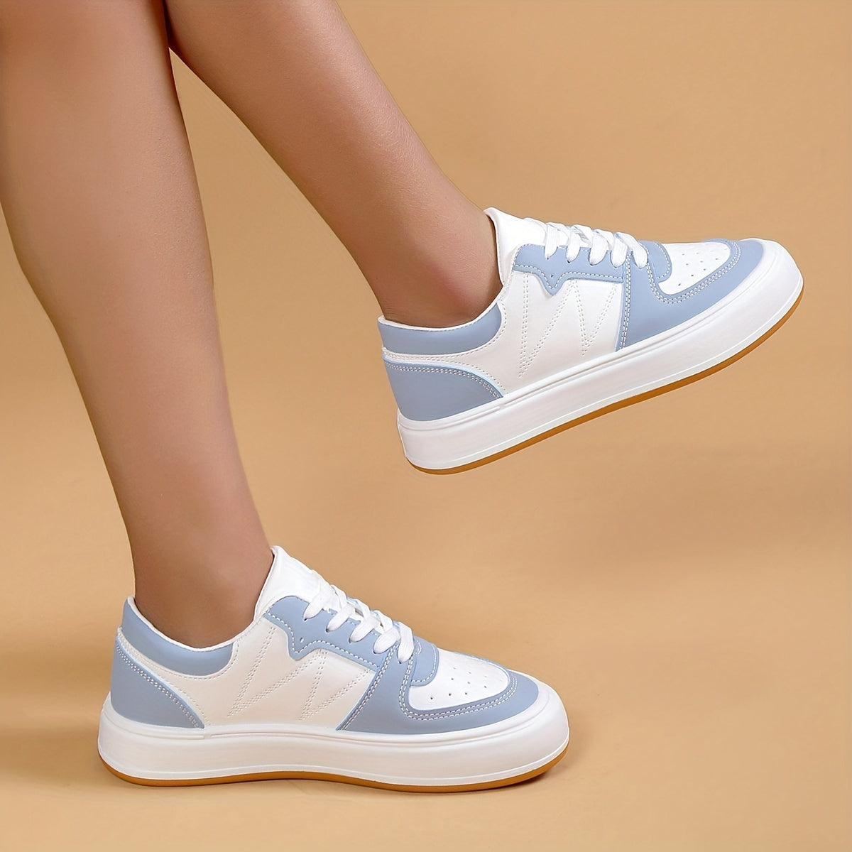 Flat Sneakers Low Top Lace Up Comfortable Shoes