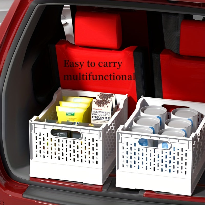 1pc Snack Storage Box Organization Basket Plastic Desk Desktop Storage Box