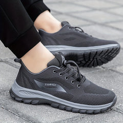 Men's No Tie Sneakers Athletic Shoes Lightweight And Breathable