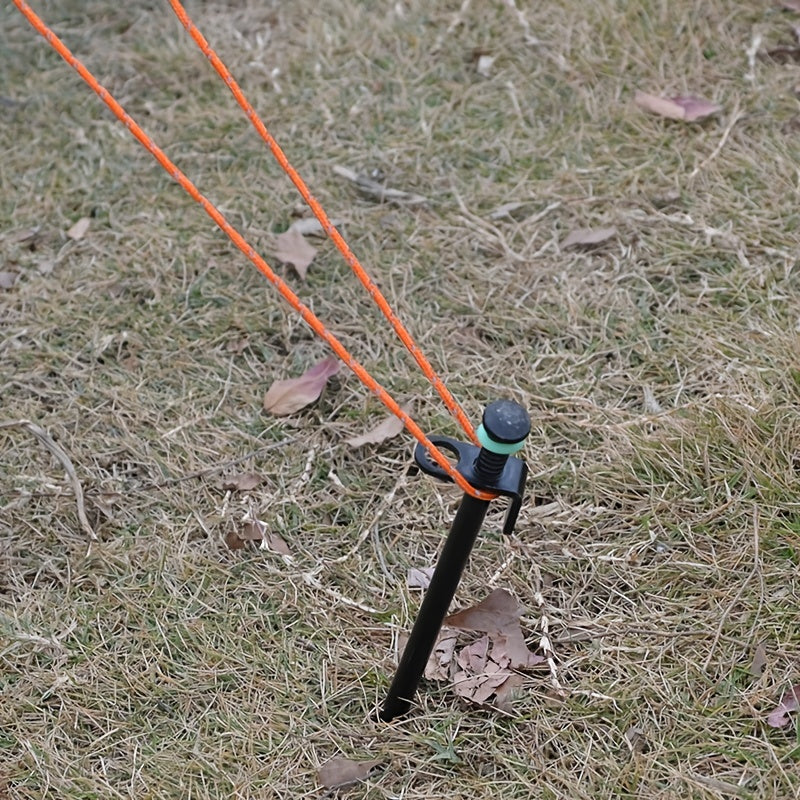 4M 48in Windproof Camping Rope Tent Tensioner Reflective Ropes