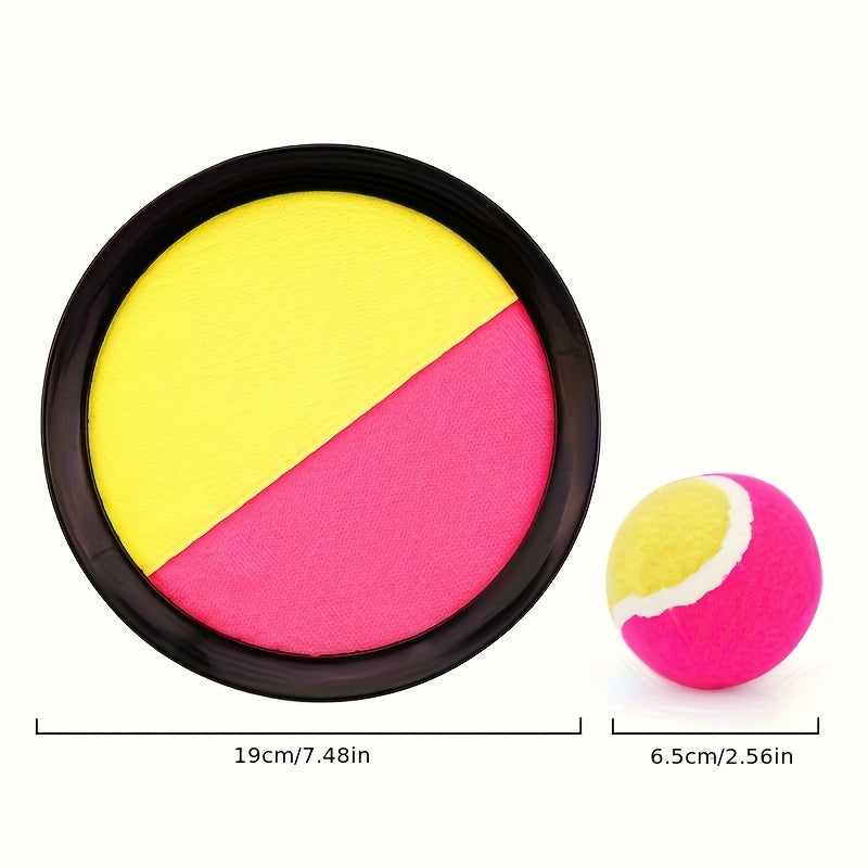 Sticky Ball Game Set with Suction Cup - Interactive Throw and Catch Toy