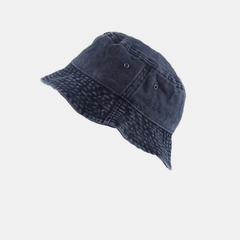 Distressed Denim Bucket Hat Sunscreen Fisherman Cap