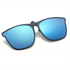 Polarized Clip on Sunglasses TR90 Frame Flip Up Sun Protection Men