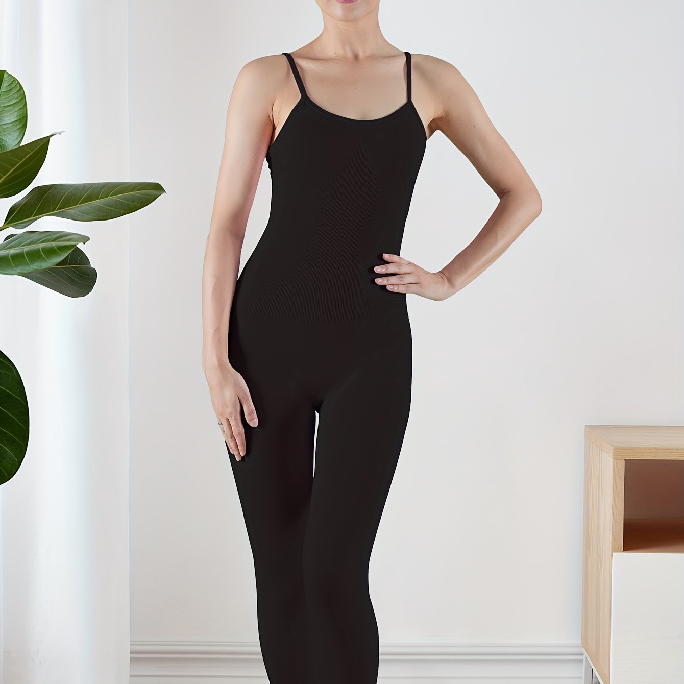 Seamless Yoga Sports Cami Jumpsuit for Women