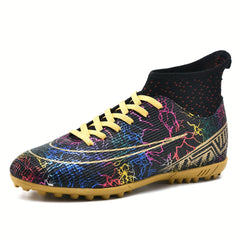 Men's Turf Football Boots Anti Skid Soccer Cleats Lightweight