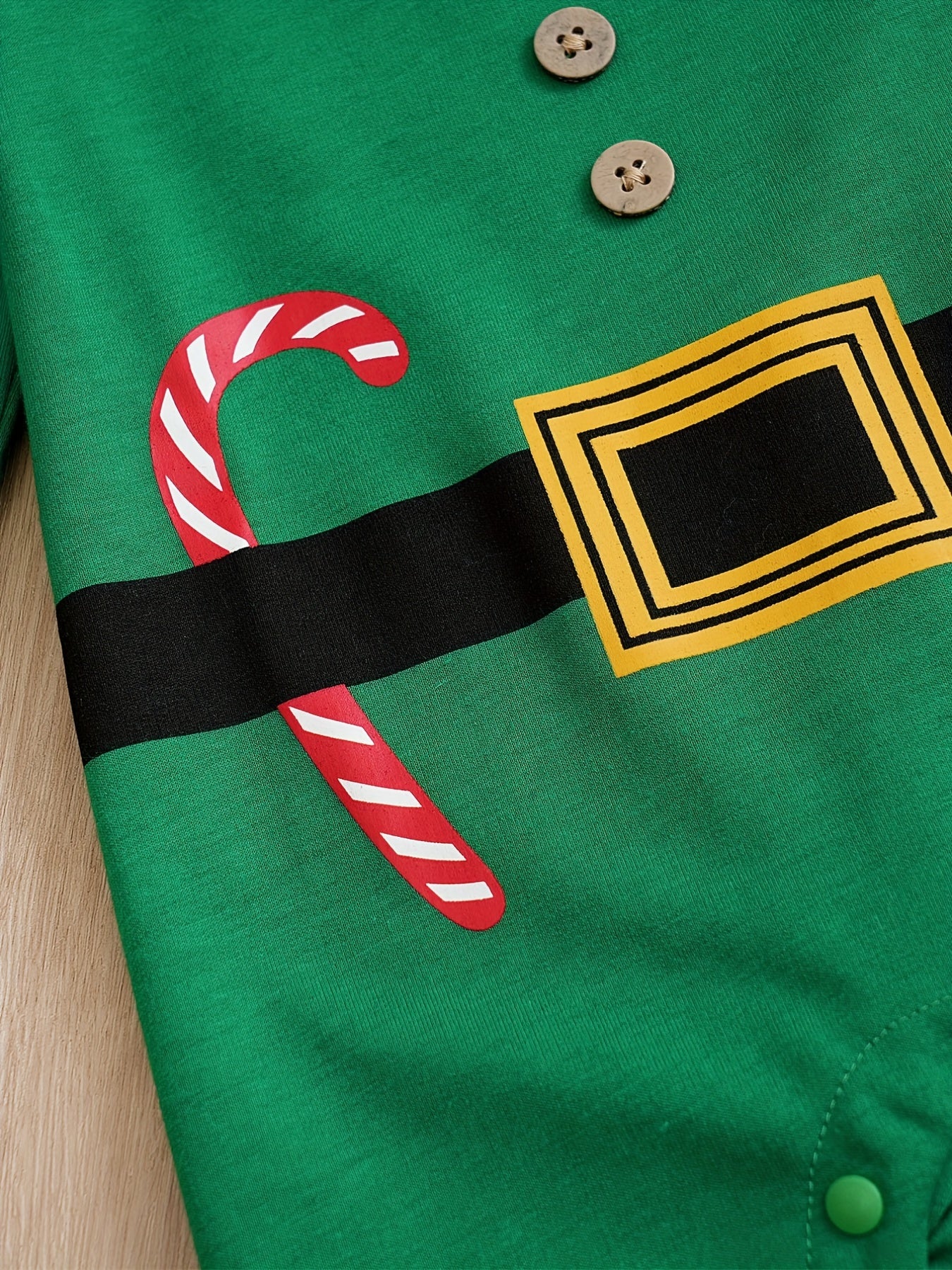 Cute Christmas Baby Jumpsuit Hat Set