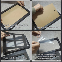 9 Card Magnetic Sports Card Holder Display Case