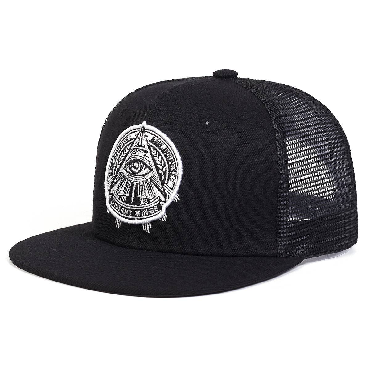 Embroidered God's Eye Men's Mesh Hat