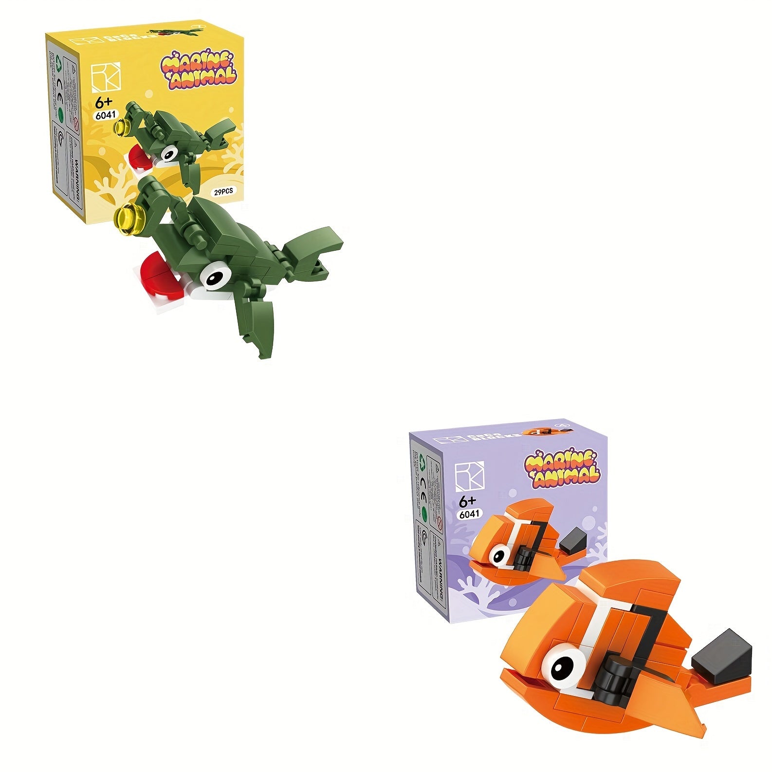 Educational Marine Animal Building Set for Kids