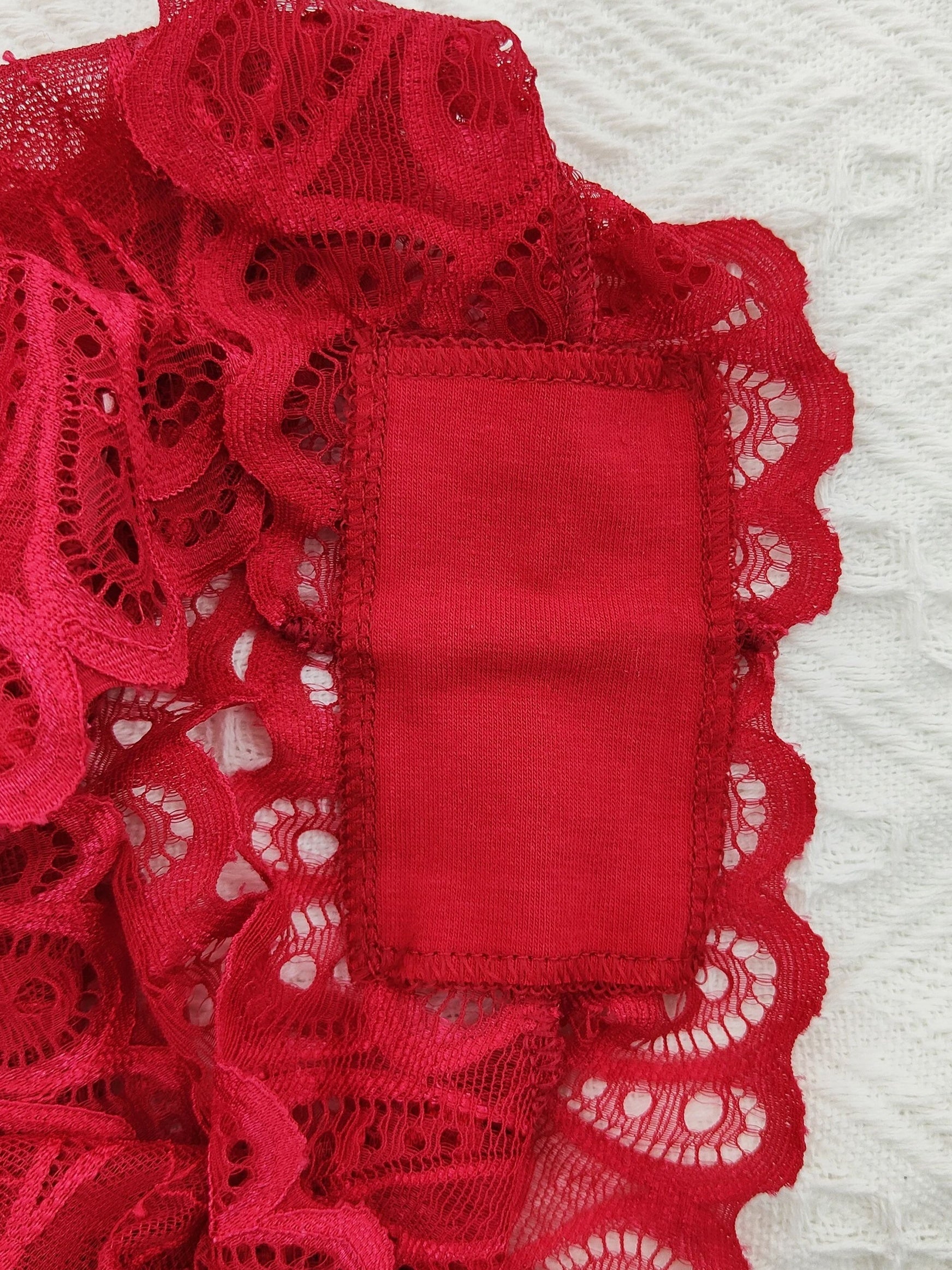 Floral Lace Hollow Boyshort Panties Sexy Intimates Lingerie