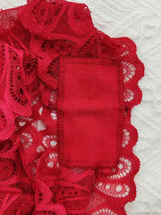 Floral Lace Hollow Boyshort Panties Sexy Intimates Lingerie