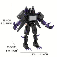 Funny Toilet TV Man Figure Building Block Set Creative Building Blocks Ideas