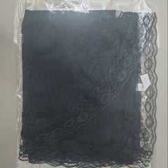 Short Lace Bridal Mantilla Veil Floral Head Covering Soft Tulle Fabric