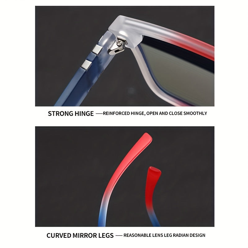 Men's Square Polarized Sunglasses UV Protection