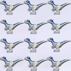 12pcs Mini Dinosaur Model Toys Building Block DIY Animal Christmas Gift