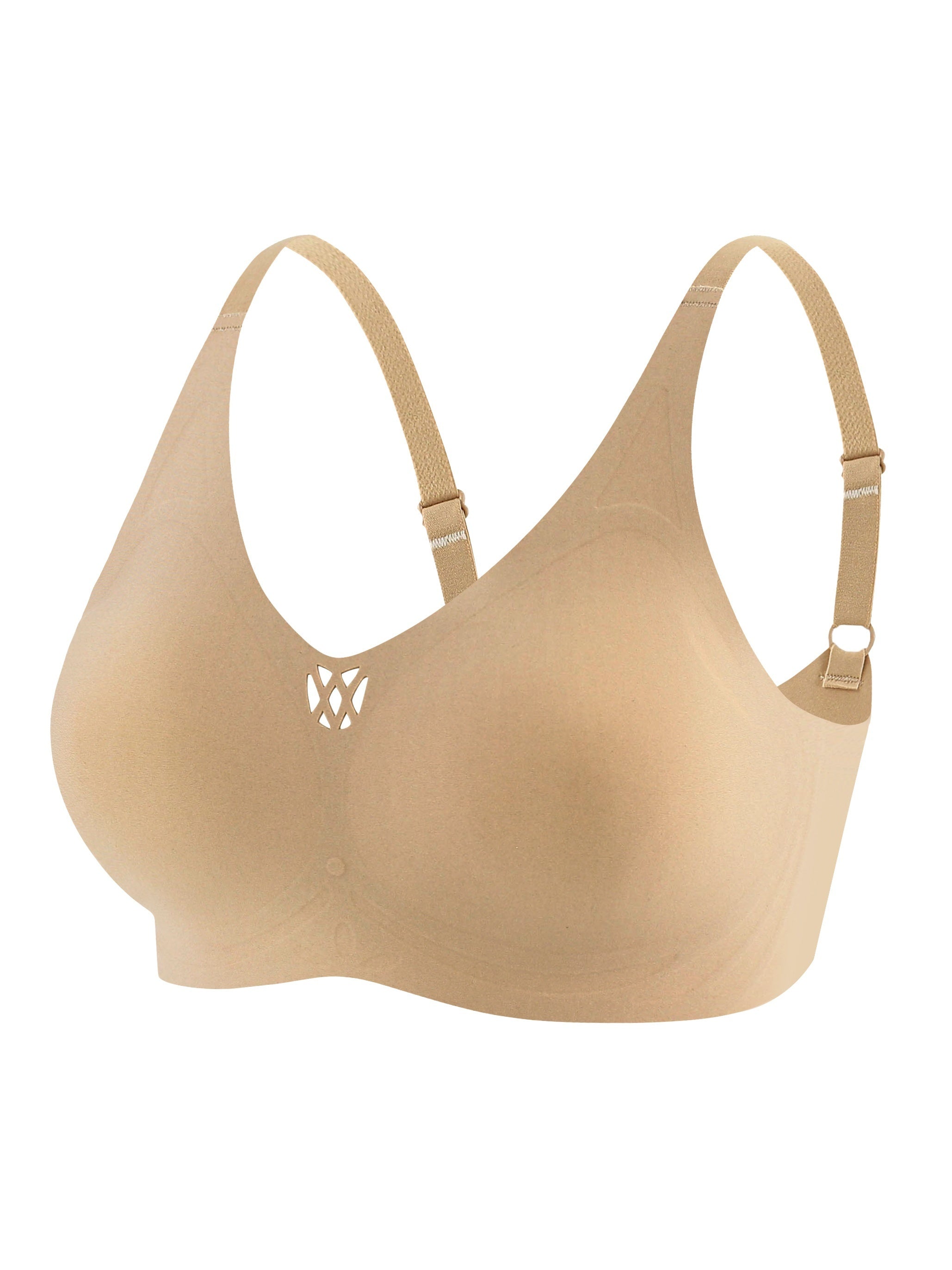 Solid Push Up Bra Stretchy Seamless Anti Sagging Everyday Bra