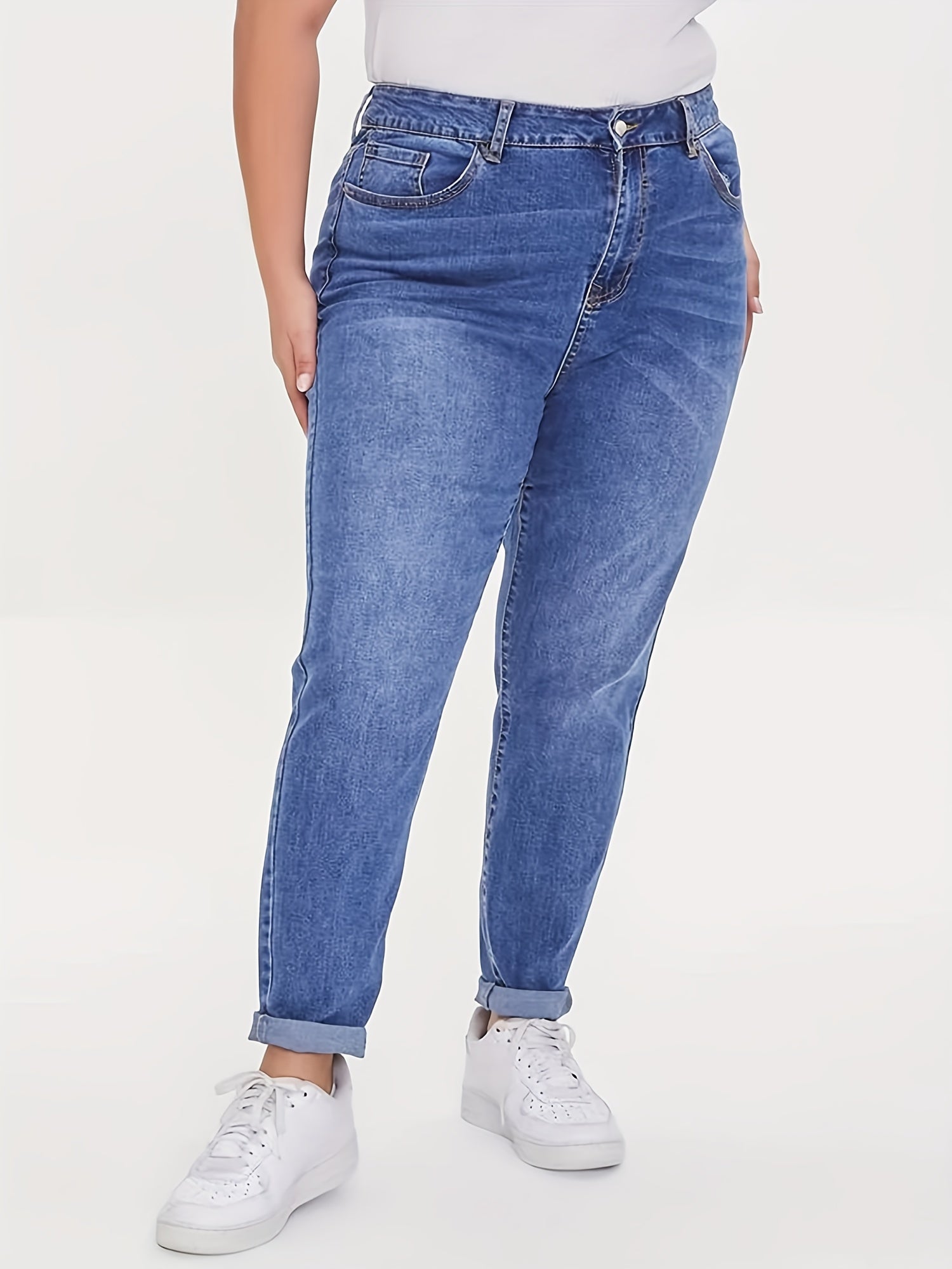 High Rise Stretch Skinny Jeans