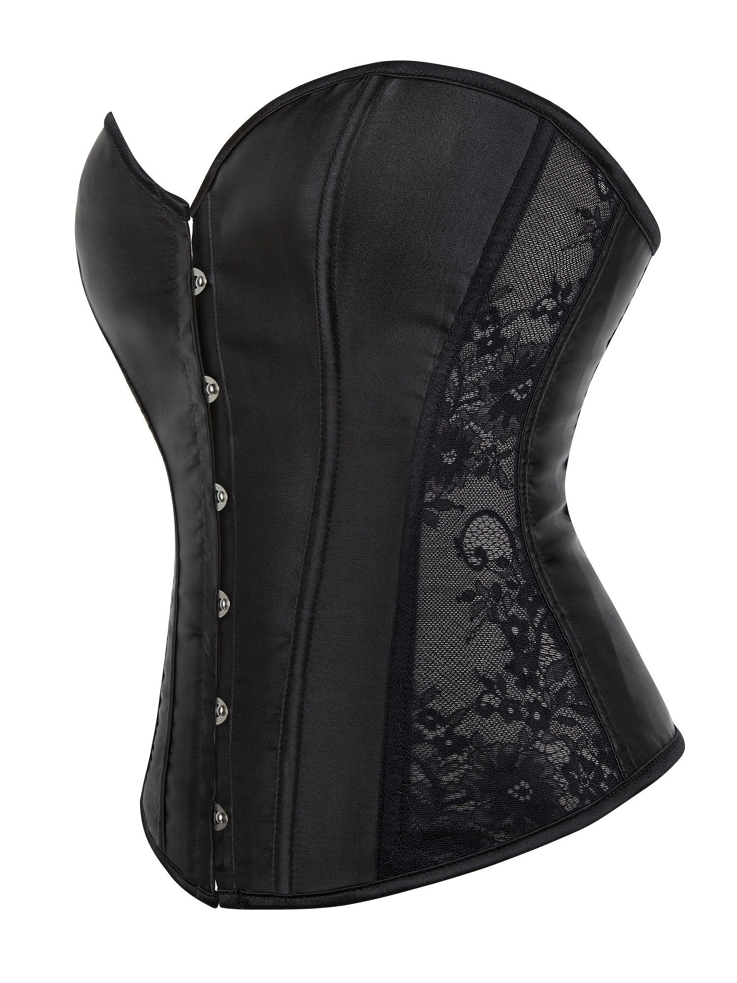 Strapless Corset Bustier Lace Up Body Shaper