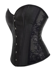 Strapless Corset Bustier Lace Up Body Shaper