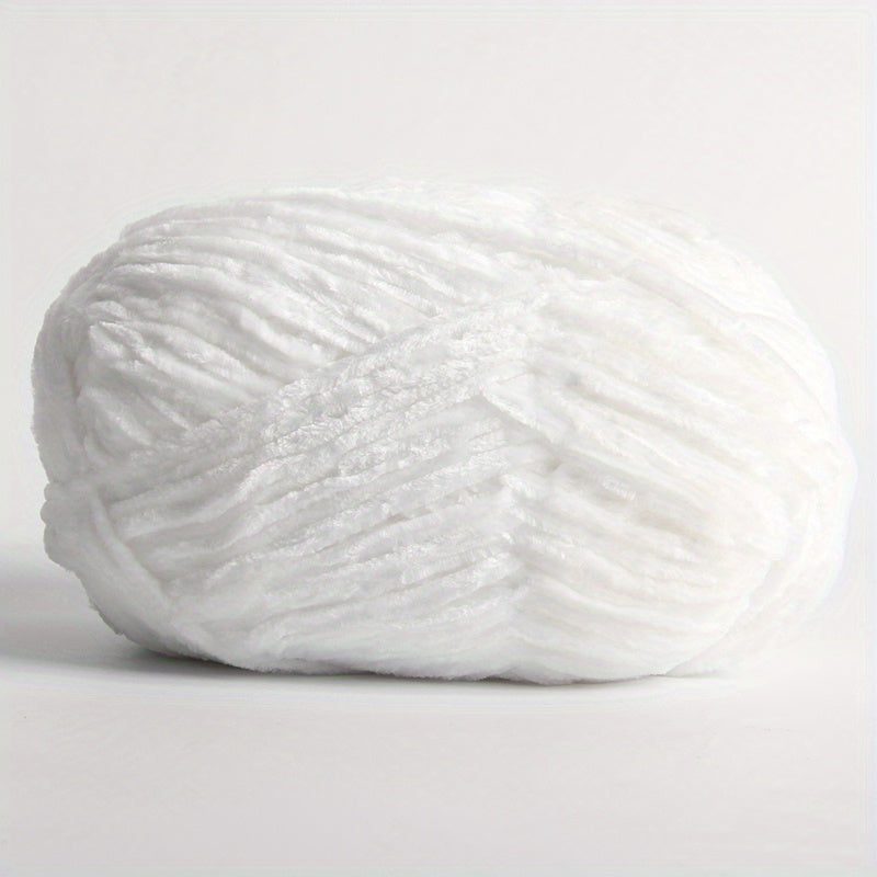 Soft Velvet Chenille Crochet Yarn for Sweater Scarf Doll Amigurumi Blanket