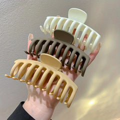 3pcs Plain Hair Clips Claw Clips Daily Hair Accessories For Girls Kids
