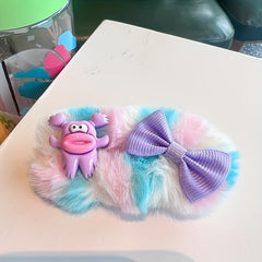 Soft Plush Hairpin Hair Clip