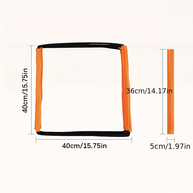 Foldable Agility Ladder Soccer Speed Training w/ Storage Bag