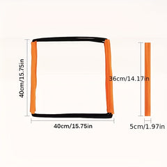 Foldable Agility Ladder Soccer Speed Training w/ Storage Bag