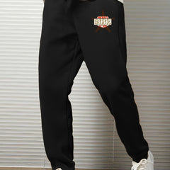 Letter Graphic Print Men's Sweatpants
