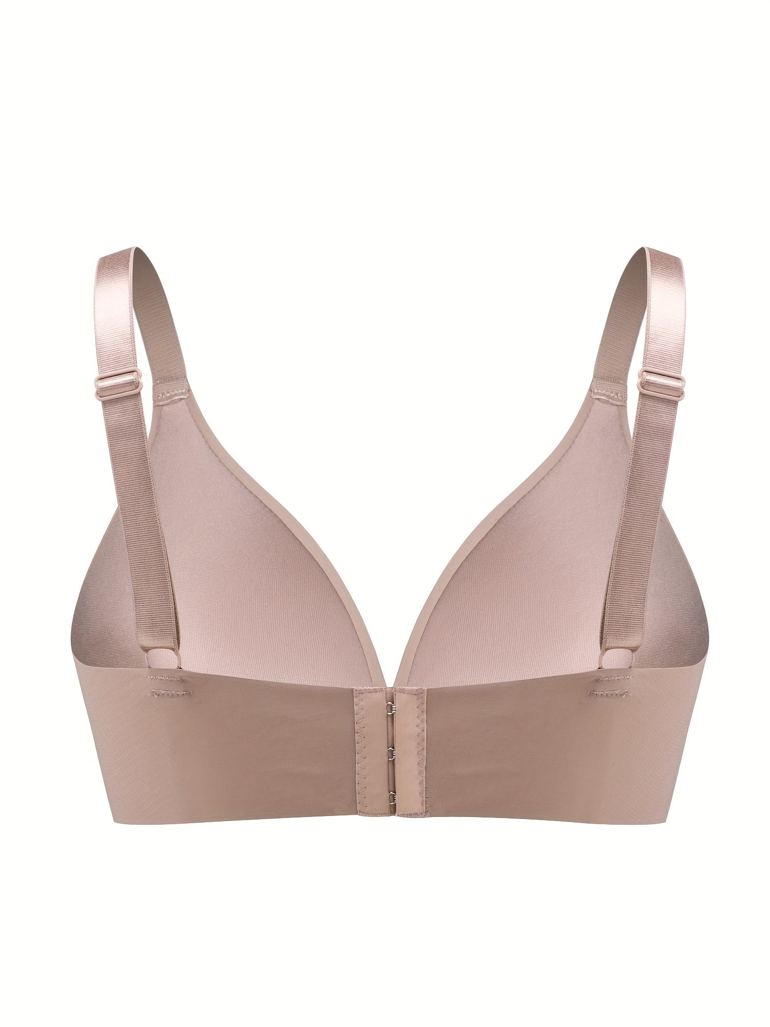 2 Pack Plus Size Seamless Wireless T-Shirt Bra Set