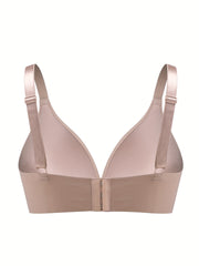 2 Pack Plus Size Seamless Wireless T-Shirt Bra Set