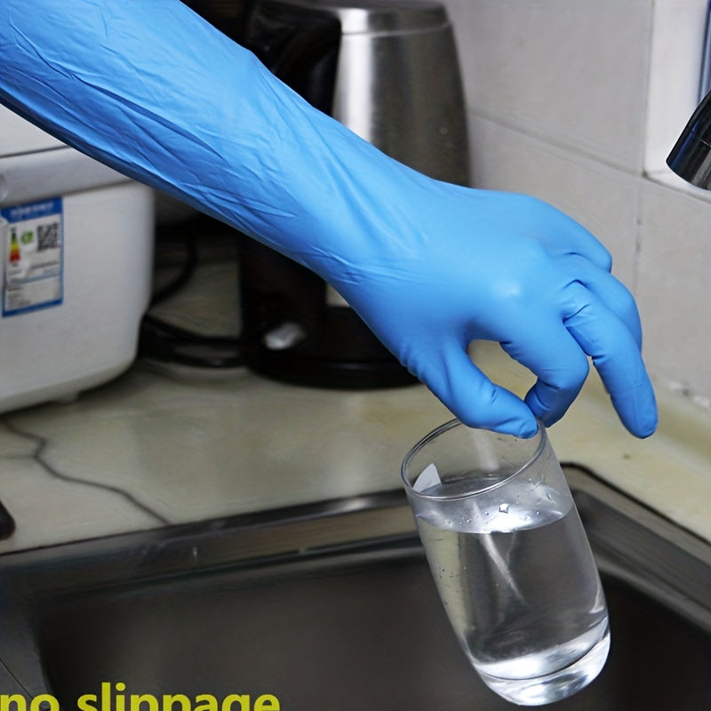 16" Thick Nitrile Gloves for Occupational Work