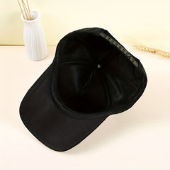 Sparkling Baseball Cap Colorful Rhinestone Faux Pearl Sun Hat