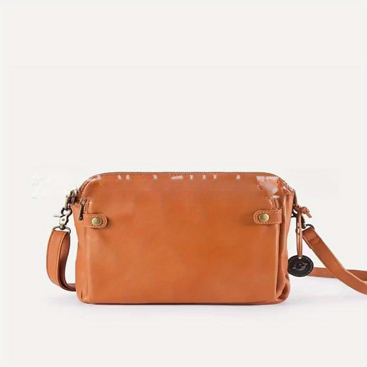 Large Capacity Crossbody Shoulder Bag for Commuting Travel Red