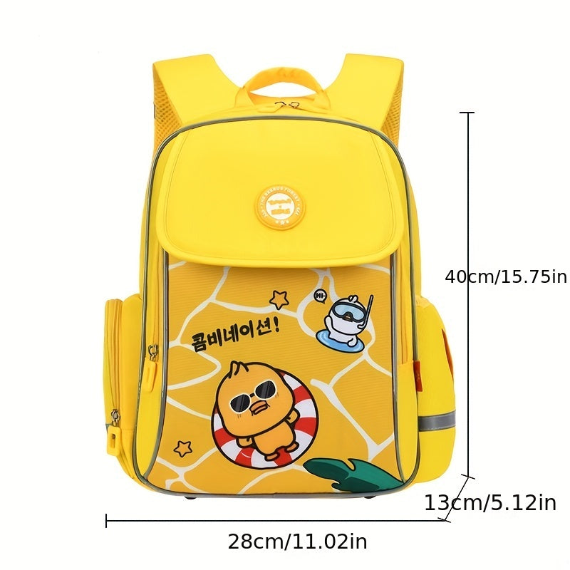 Cartoon Kindergarten Primary School Backpack Spine Protection Bag