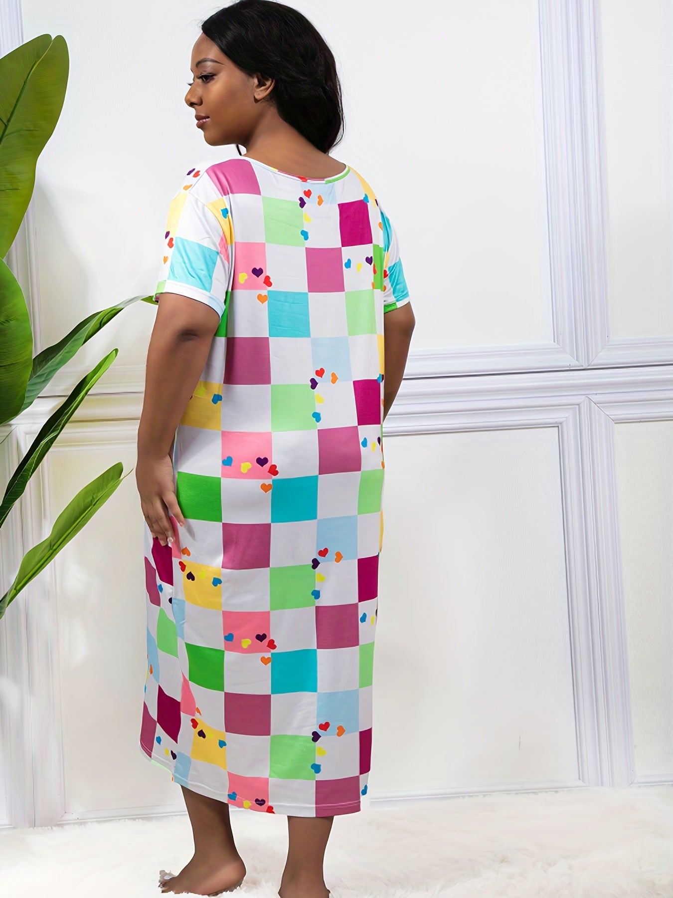 Casual Loungewear Dress Women's Nightdress