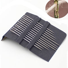 Stainless Steel Sewing Needles Set with Side Hole, Household Sewing Supplies