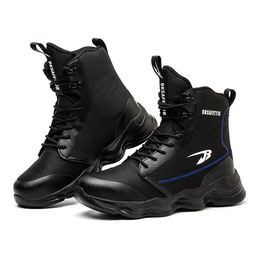 Unisex Work Safety Shoes Steel Toe High Top Sneakers