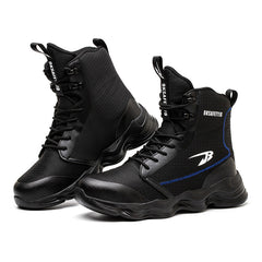 Unisex Work Safety Shoes Steel Toe High Top Sneakers