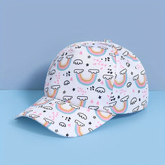 Rainbow Pony Sun Protection Baseball Cap for Kids