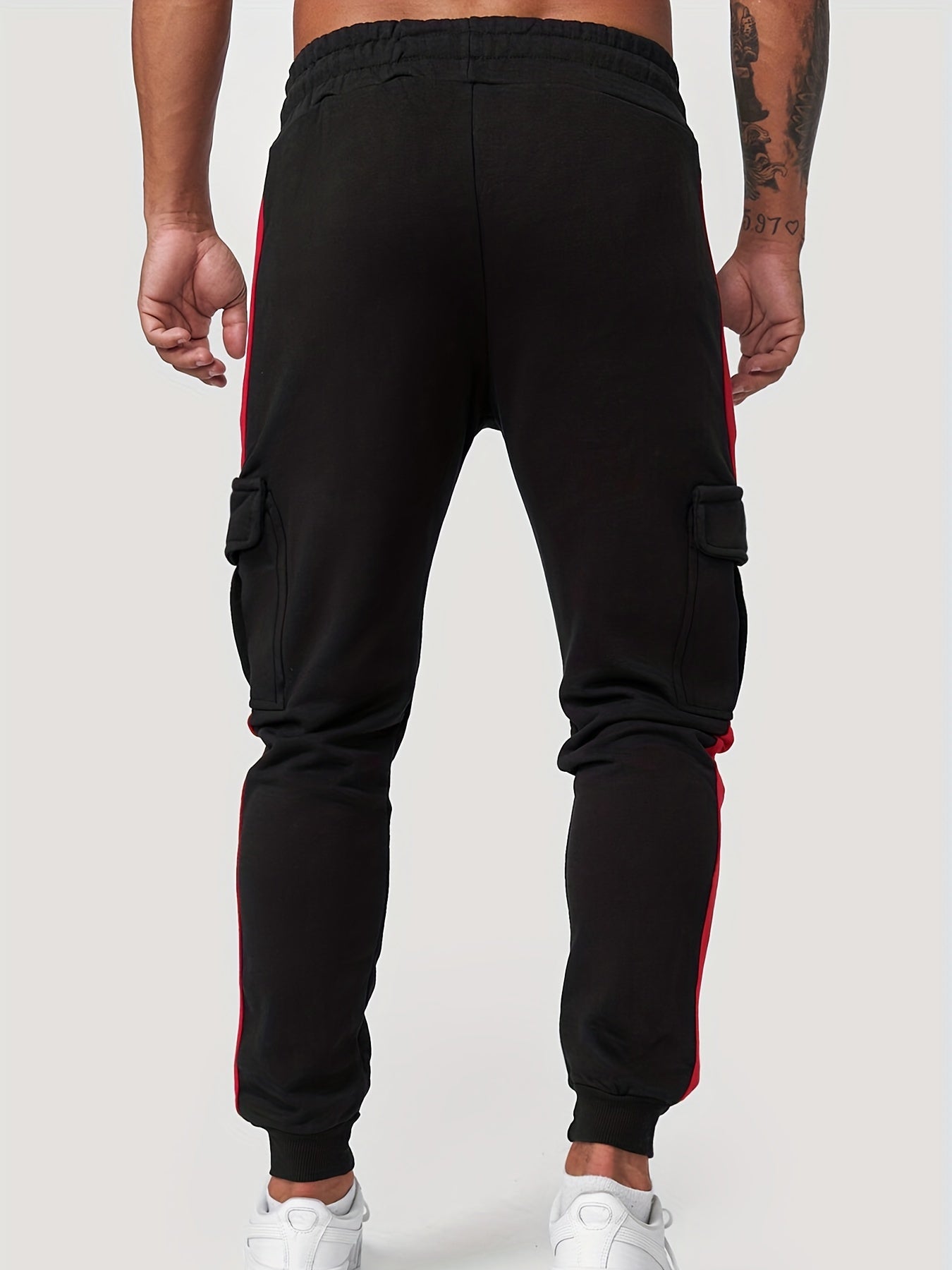 Men's Stretch Joggers with Drawstring Waist